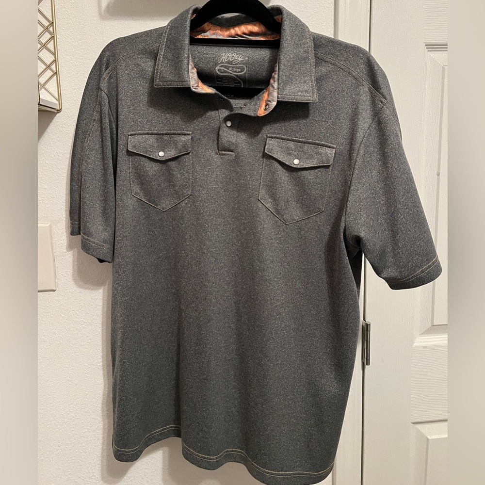 Hooey polo with pearl snaps